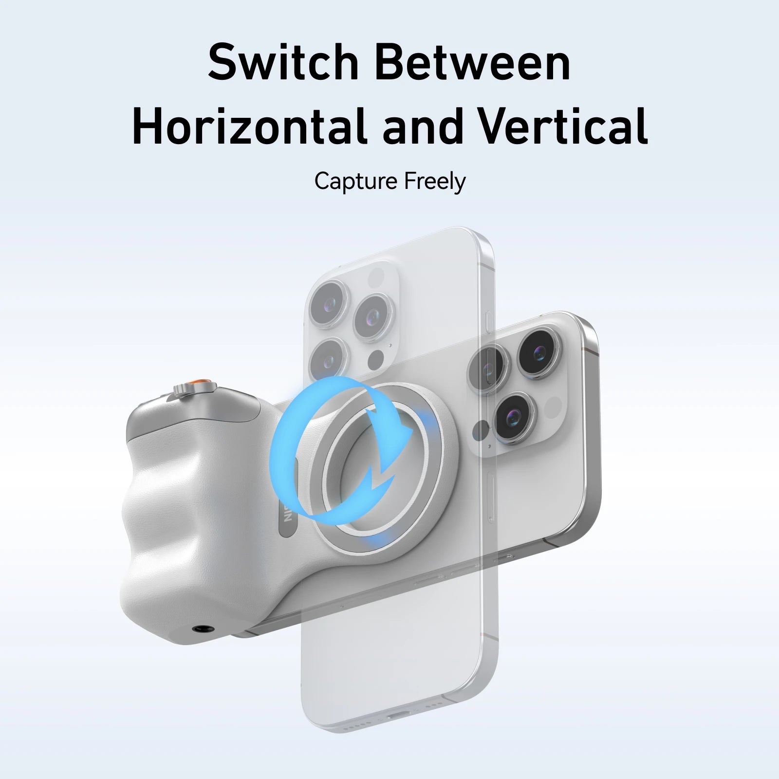 Magnetic Phone Camera Shoot Hand Grip Phone Holder Shooting Aid Remote Control Handle for Iphone HUAWEI SAMSUNG Phone